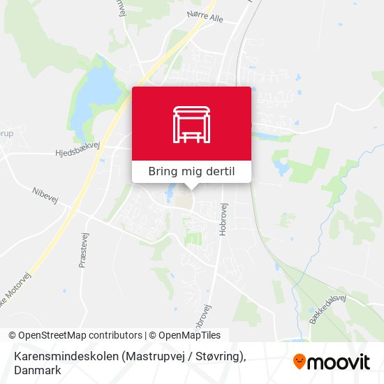 Karensmindeskolen (Mastrupvej / Støvring) kort