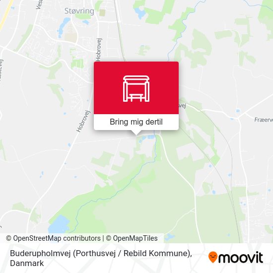 Buderupholmvej (Porthusvej / Rebild Kommune) kort