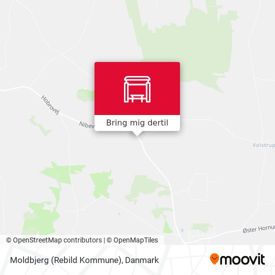 Moldbjerg (Rebild Kommune) kort
