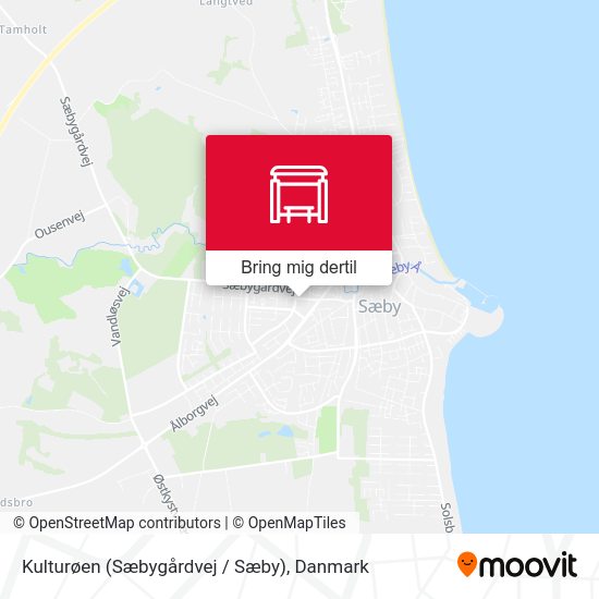 Kulturøen (Sæbygårdvej / Sæby) kort