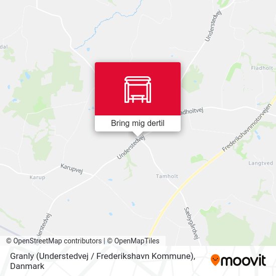 Granly (Understedvej / Frederikshavn Kommune) kort
