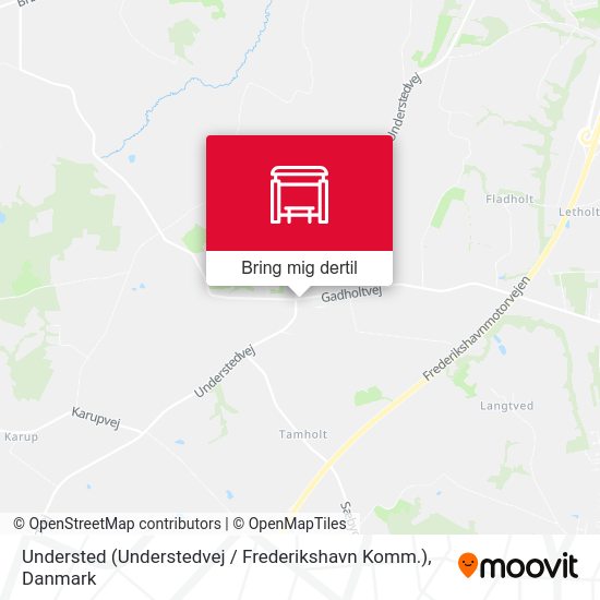 Understed (Understedvej / Frederikshavn Komm.) kort