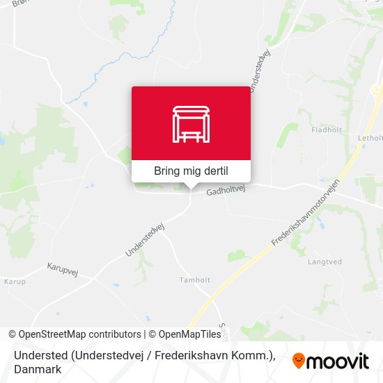 Understed (Understedvej / Frederikshavn Komm.) kort