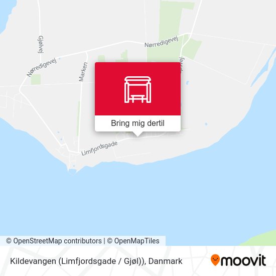 Kildevangen (Limfjordsgade / Gjøl)) kort