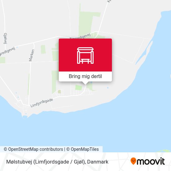 Mølstubvej (Limfjordsgade / Gjøl) kort
