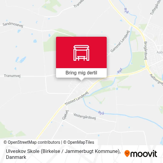 Ulveskov Skole (Birkelse / Jammerbugt Kommune) kort