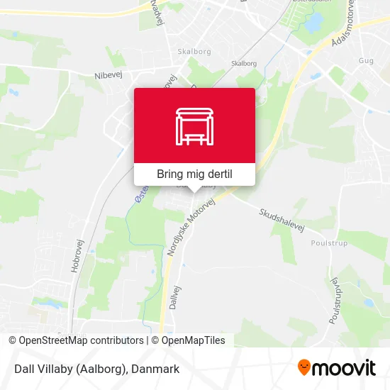 Dall Villaby (Aalborg) kort