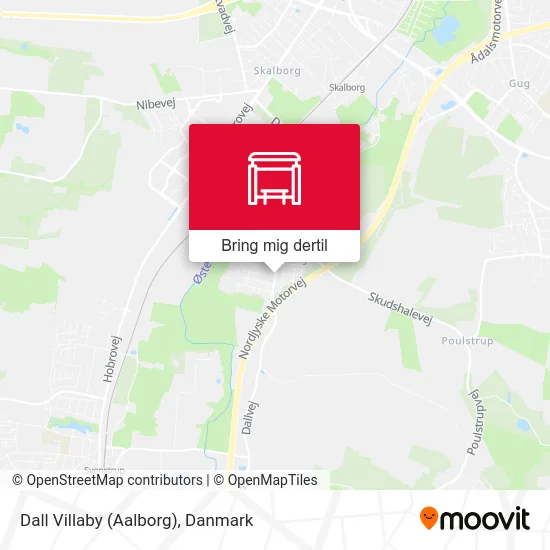 Dall Villaby (Aalborg) kort