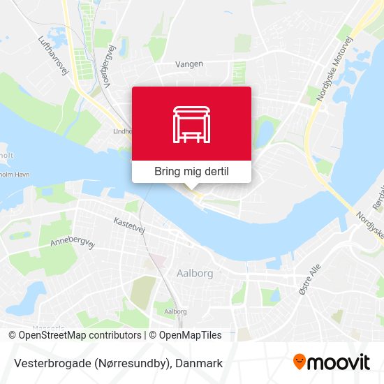 Vesterbrogade (Nørresundby) kort