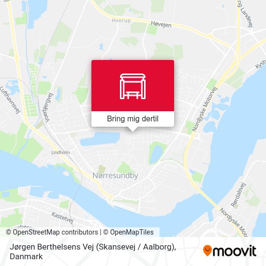 Jørgen Berthelsens Vej (Skansevej / Aalborg) kort