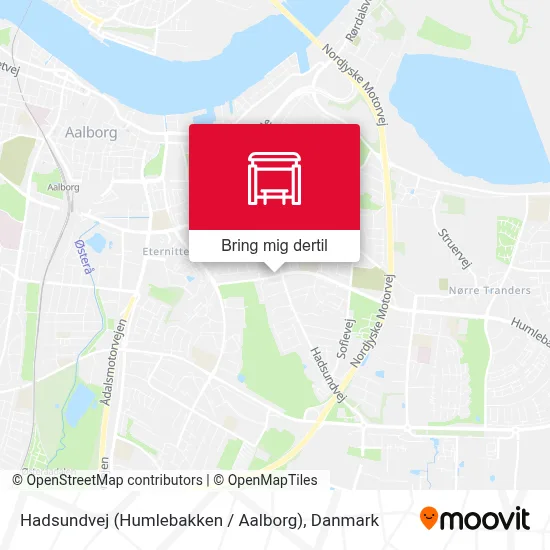 Hadsundvej (Humlebakken / Aalborg) kort