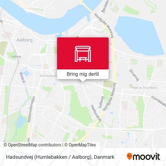 Hadsundvej (Humlebakken / Aalborg) kort
