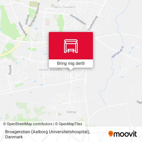 Broagerstien (Aalborg Universitetshospital) kort