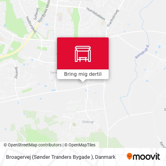 Broagervej (Sønder Tranders Bygade ) kort