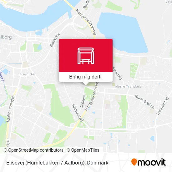 Elisevej (Humlebakken / Aalborg) kort