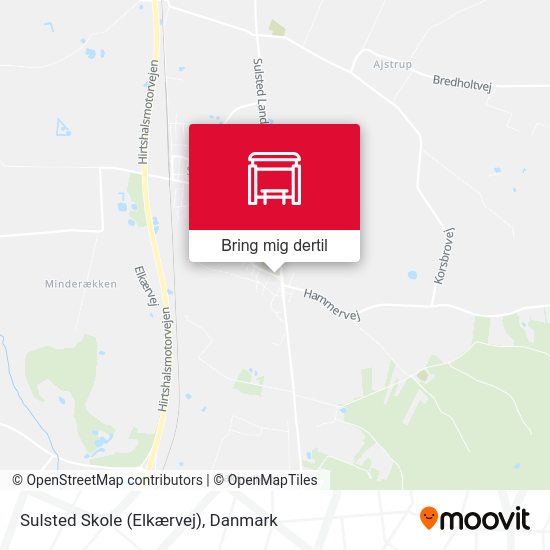 Sulsted Skole (Elkærvej) kort