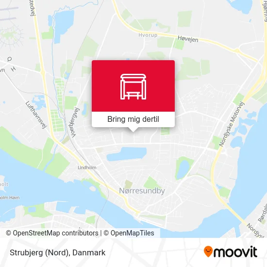 Strubjerg (Nord) kort