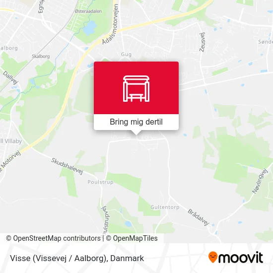 Visse (Vissevej / Aalborg) kort