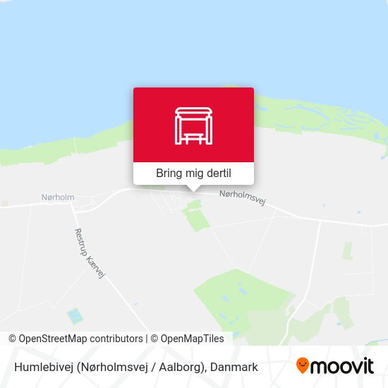 Humlebivej (Nørholmsvej / Aalborg) kort