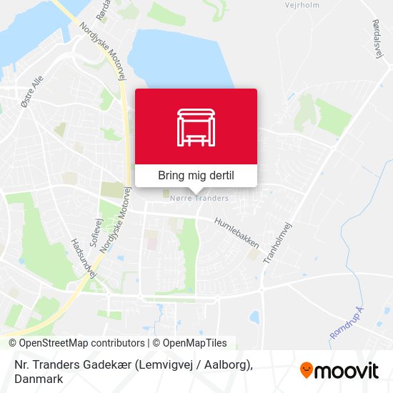 Nr. Tranders Gadekær (Lemvigvej / Aalborg) kort