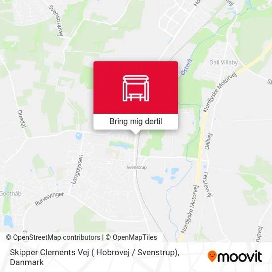 Skipper Clements Vej ( Hobrovej / Svenstrup) kort