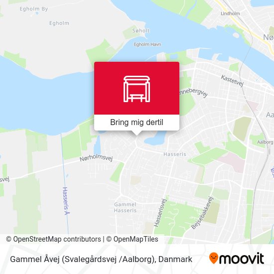Gammel Åvej (Svalegårdsvej /Aalborg) kort