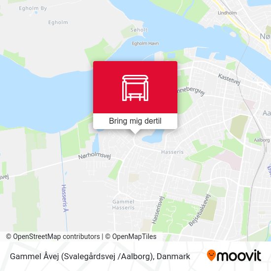Gammel Åvej (Svalegårdsvej /Aalborg) kort