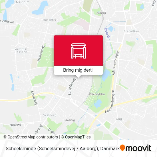 Scheelsminde (Scheelsmindevej / Aalborg) kort