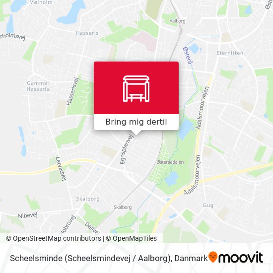 Scheelsminde (Scheelsmindevej / Aalborg) kort
