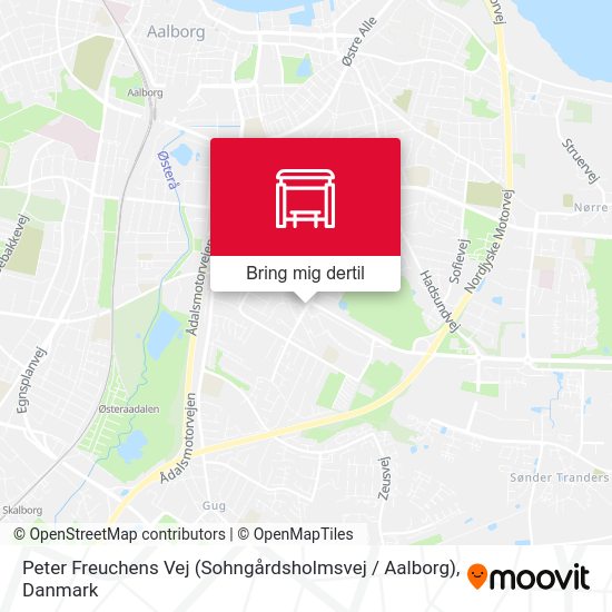 Peter Freuchens Vej (Sohngårdsholmsvej / Aalborg) kort