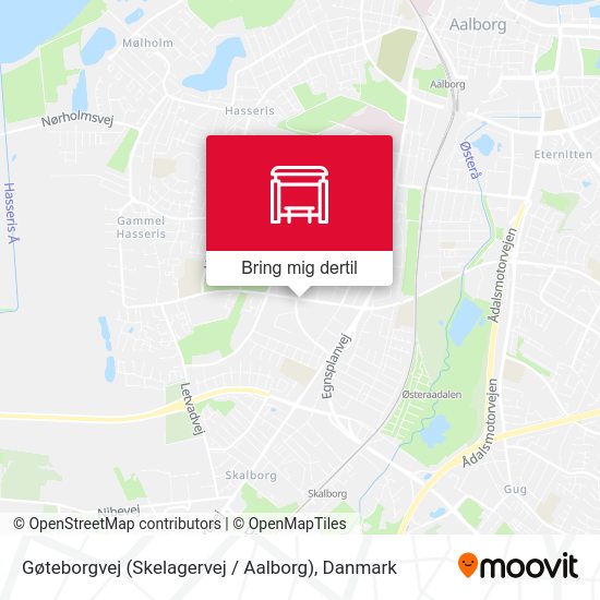 Gøteborgvej (Skelagervej / Aalborg) kort