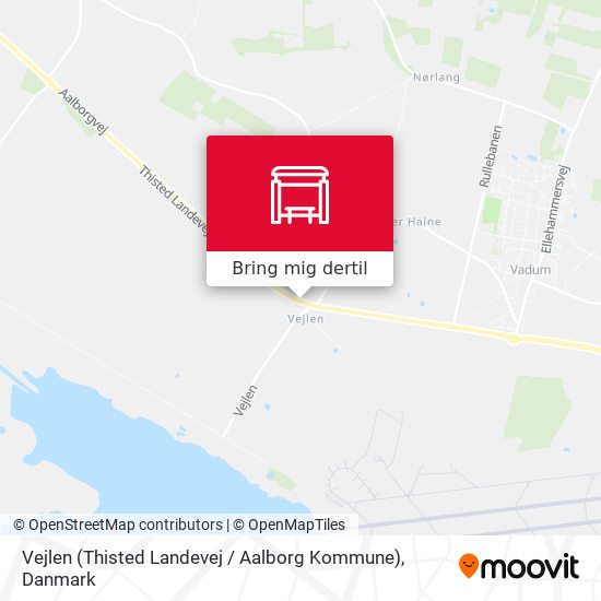 Vejlen (Thisted Landevej / Aalborg Kommune) kort