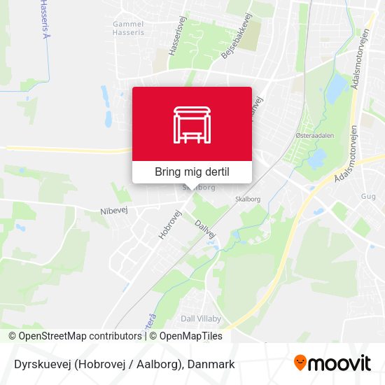 Dyrskuevej (Hobrovej / Aalborg) kort