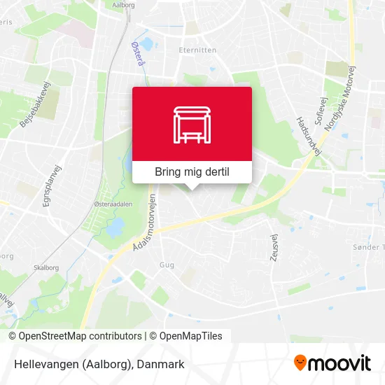 Hellevangen (Aalborg) kort