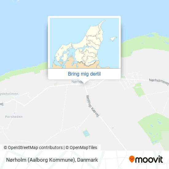 Nørholm (Aalborg Kommune) kort