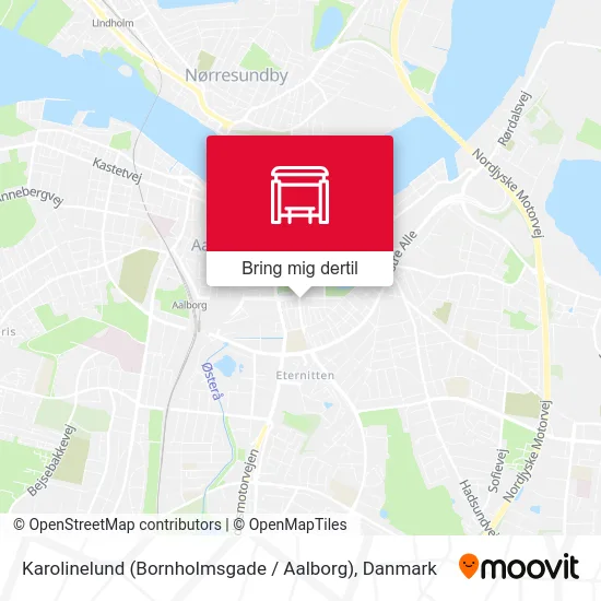 Karolinelund (Bornholmsgade / Aalborg) kort