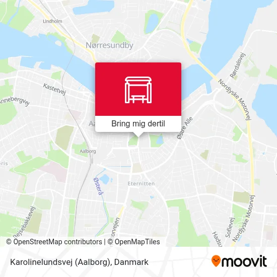 Karolinelundsvej (Aalborg) kort