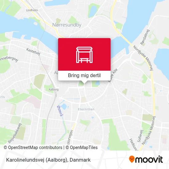 Karolinelundsvej (Aalborg) kort