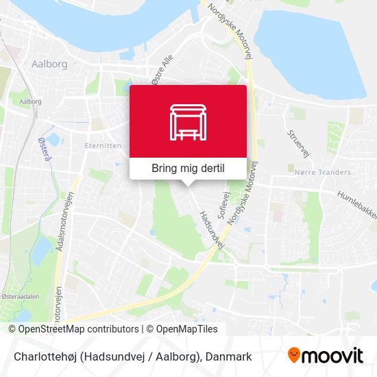 Charlottehøj (Hadsundvej / Aalborg) kort