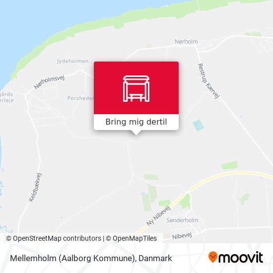 Mellemholm (Aalborg Kommune) kort