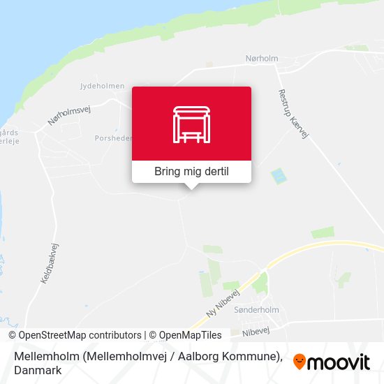 Mellemholm (Mellemholmvej / Aalborg Kommune) kort