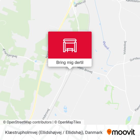 Klæstrupholmvej (Ellidshøjvej / Ellidshøj) kort