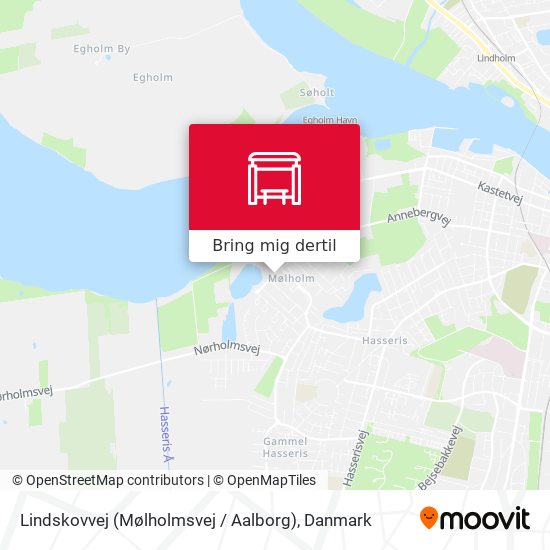 Lindskovvej (Mølholmsvej / Aalborg) kort