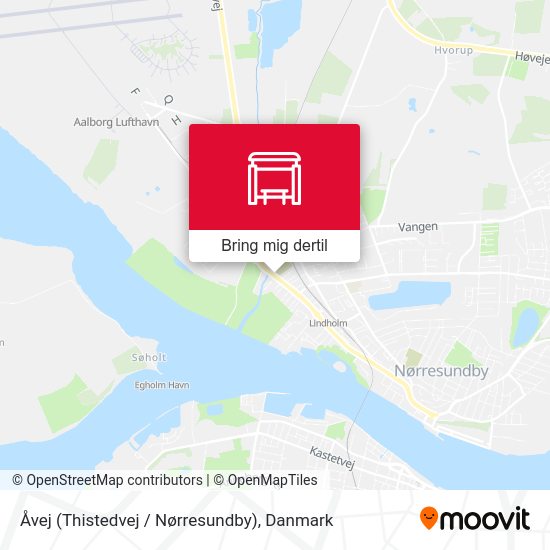 Åvej (Thistedvej / Nørresundby) kort