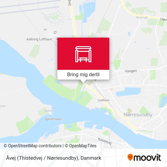 Åvej (Thistedvej / Nørresundby) kort