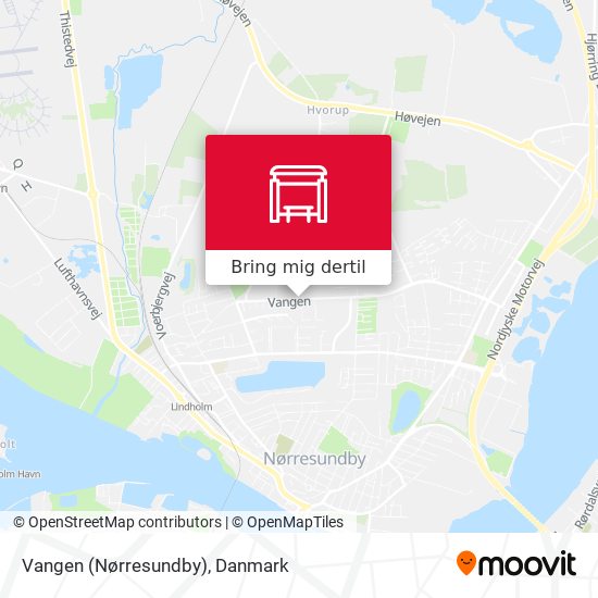 Vangen (Nørresundby) kort