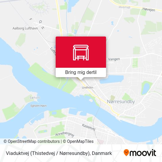 Viaduktvej (Thistedvej / Nørresundby) kort
