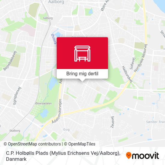 C.P. Holbølls Plads (Mylius Erichsens Vej / Aalborg) kort