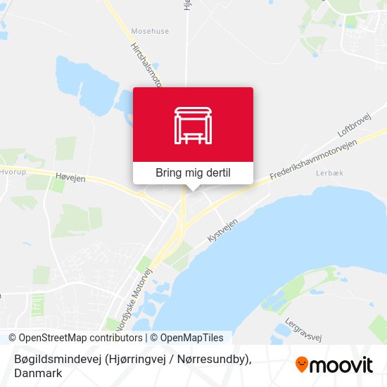 Bøgildsmindevej (Hjørringvej / Nørresundby) kort