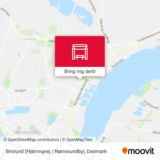 Brixlund (Hjørringvej / Nørresundby) kort